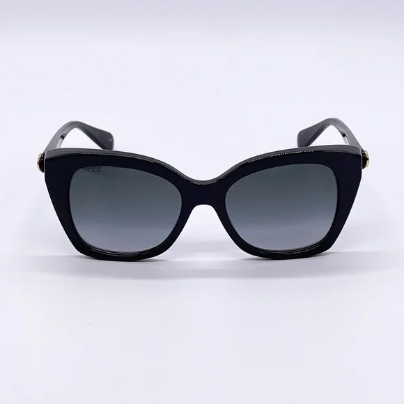NEW GUCCI GG0921S 001 NEW COLLECTION WOMEN’S SUNGLASSES GUCCI CAT EYE FRAME - Picture 6 of 11